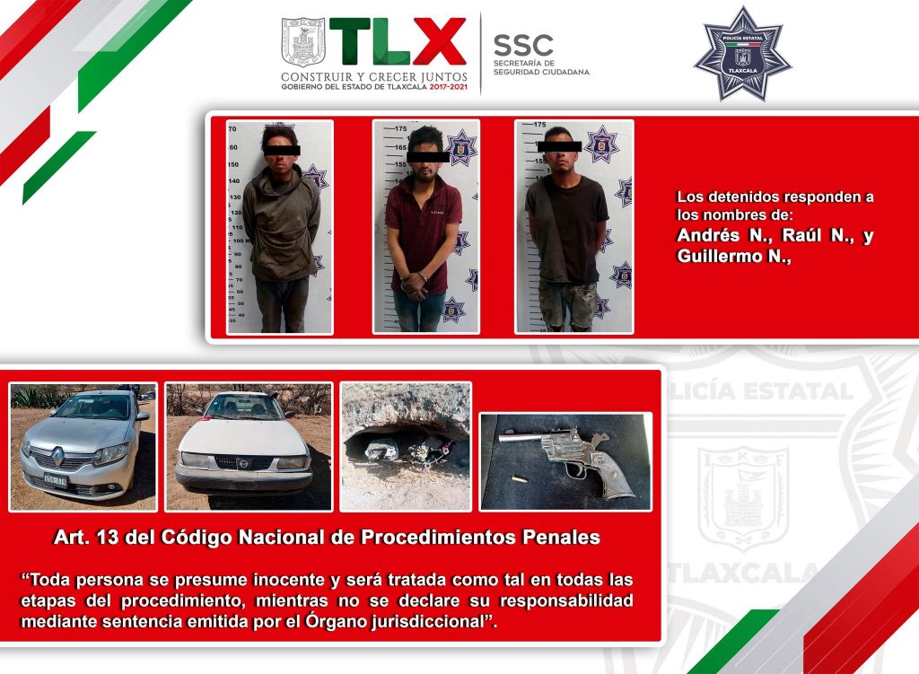 La Ssc Detiene En Calpulalpan A Tres Sujetos Presuntamente Involucrados