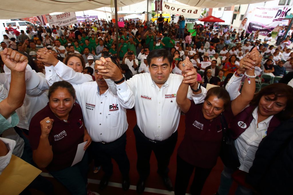 En la Ciénega, Miguel Barbosa ofrece apoyar las propuestas y movimientos populares