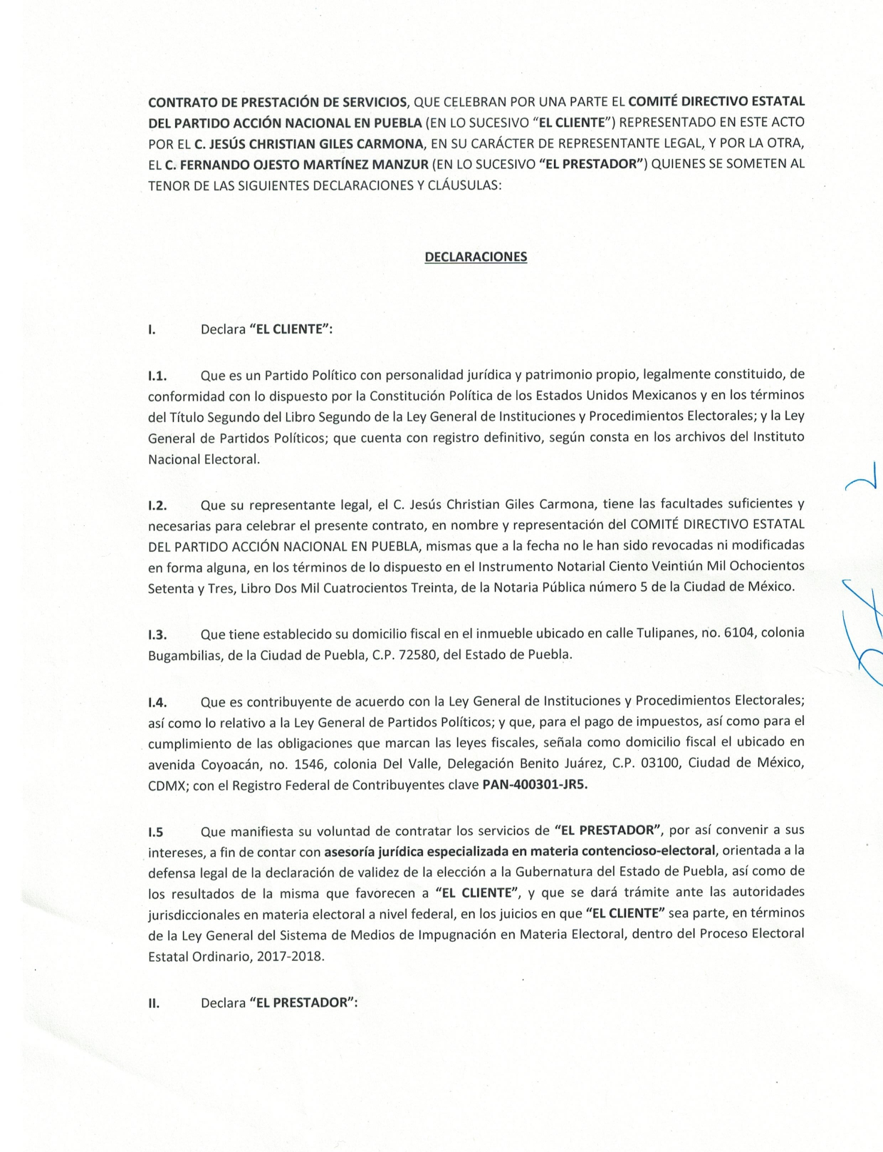 Dinero desperdiciado: 500 mil pesos pagó el PAN al consultor Fernando Ojesto por litigio con Morena ante el TEPJF