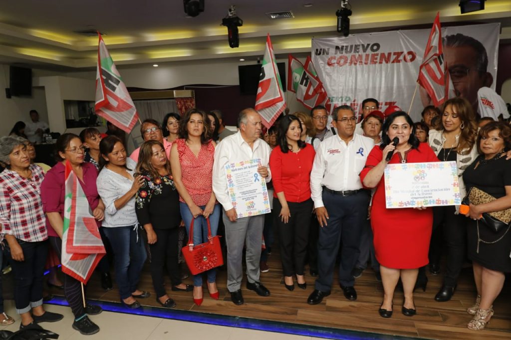 Combatir la inseguridad de manera integral ofrece Jiménez Merino al sur de la ciudad