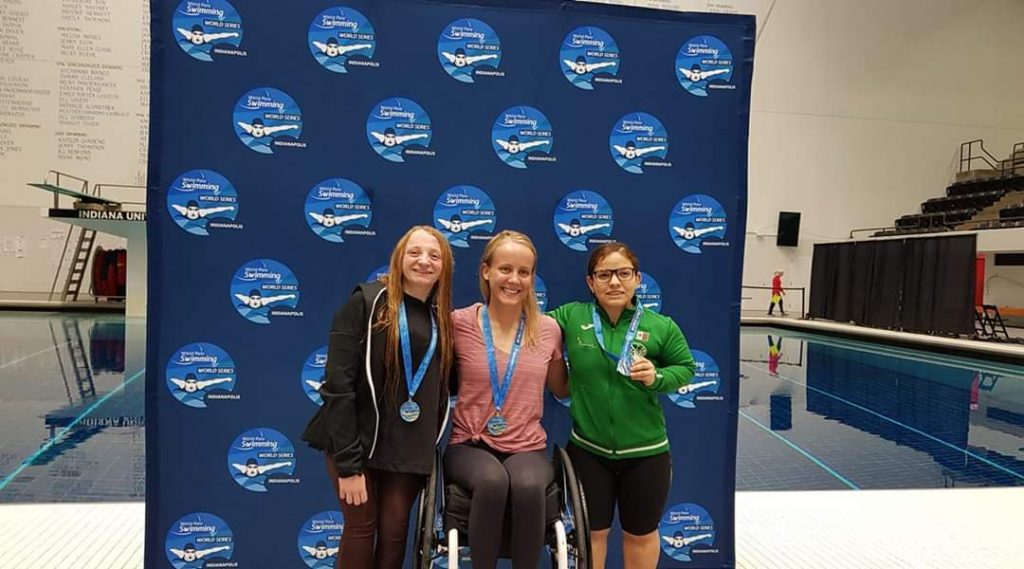 Lluvia de medallas y récords para México en la Serie Mundial de para Natación Indianápolis 2019