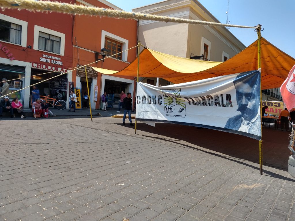 Se plantan campesinos de Tlaxcala en la capital