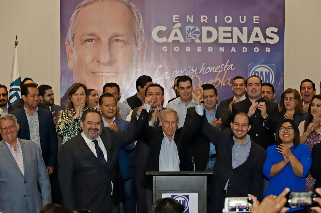 Acción Nacional refrenda su apoyo a Enrique Cárdenas