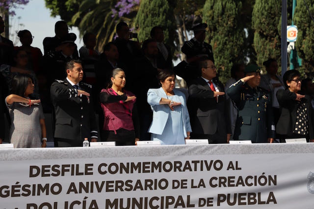 Vigésimo Aniversario de  la creación de la Policía Municipal de Puebla  
