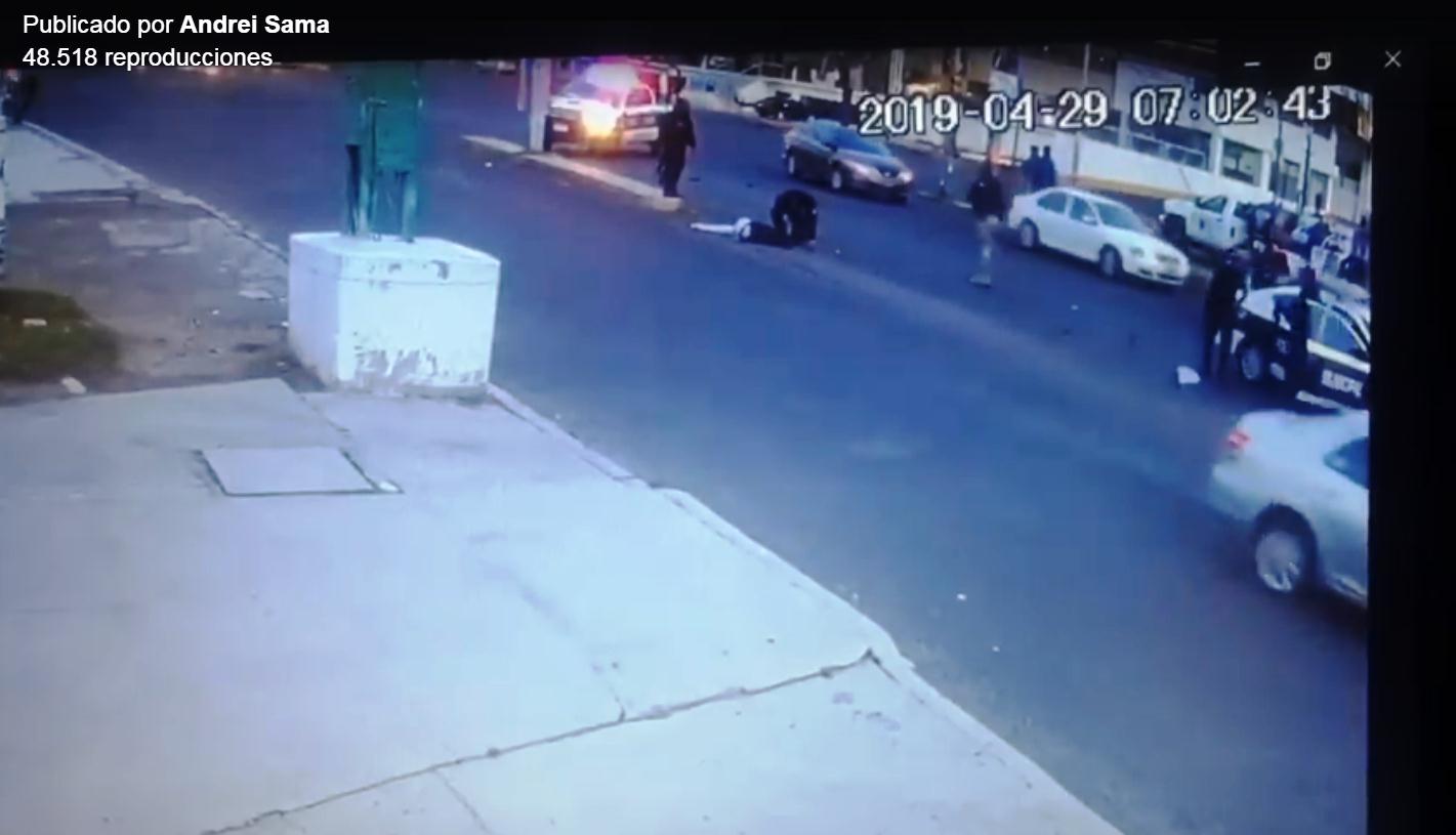 Atropellan a mujer frente a Policías en Apizaco