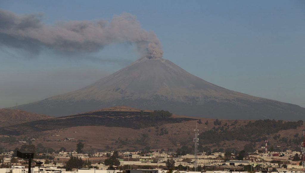 Moderada la actividad del Popocatépetl: Protección Civil Estatal