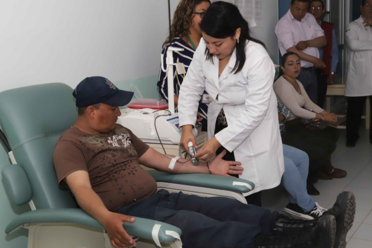Incrementa cinco veces promedio mensual de donadores voluntarios de sangre: SEPOL