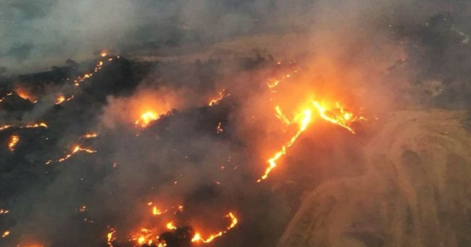 Tres incendios forestales activos, pero controlados, reporta protección civil estatal