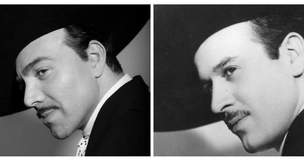 Revelan la primera imagen de Omar Chaparro caracterizado como Pedro Infante