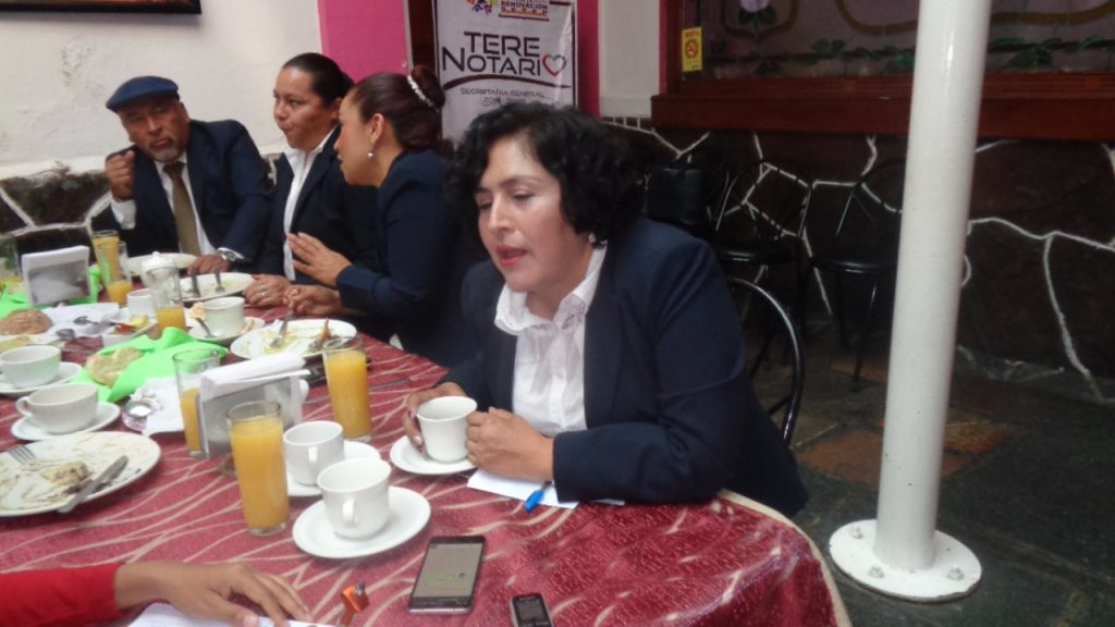 María Teresa Notario busca la secretaría general del SETEP