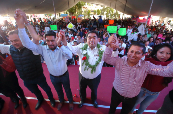 En Puebla la deuda social está pendiente en las juntas auxiliares y en las colonias populares: Miguel Barbosa