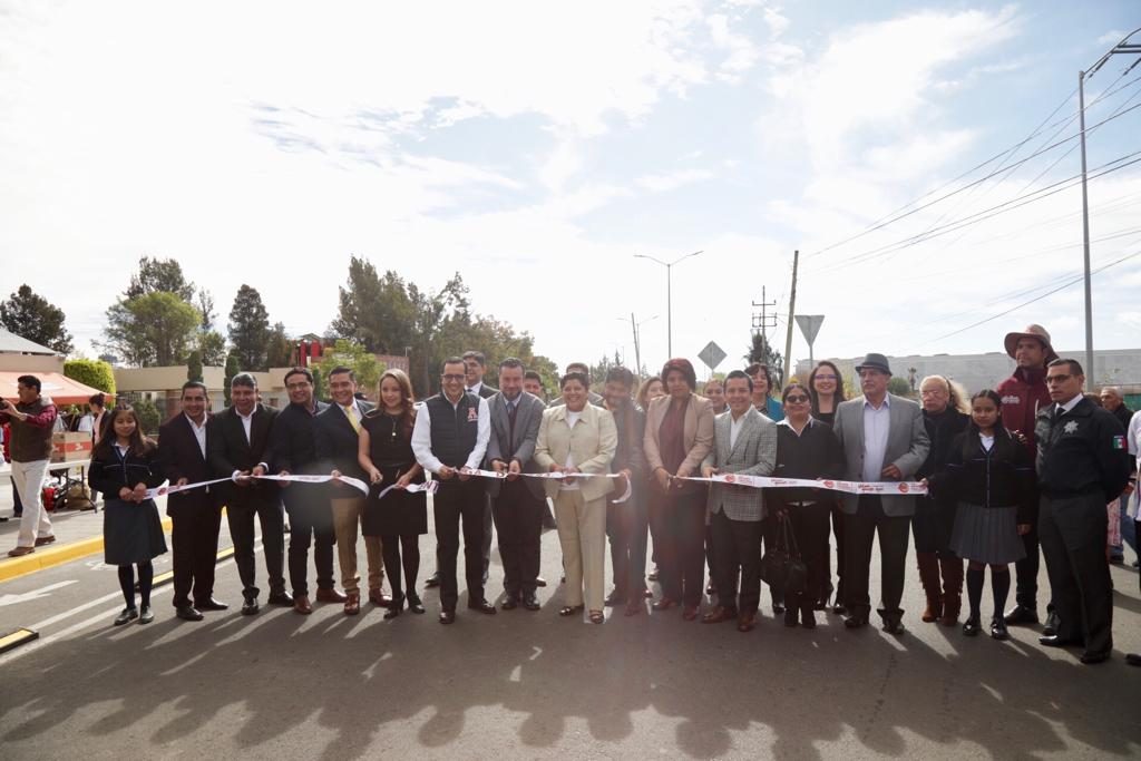 Karina Pérez Popoca inaugura rehabilitación de la Avenida del Sol