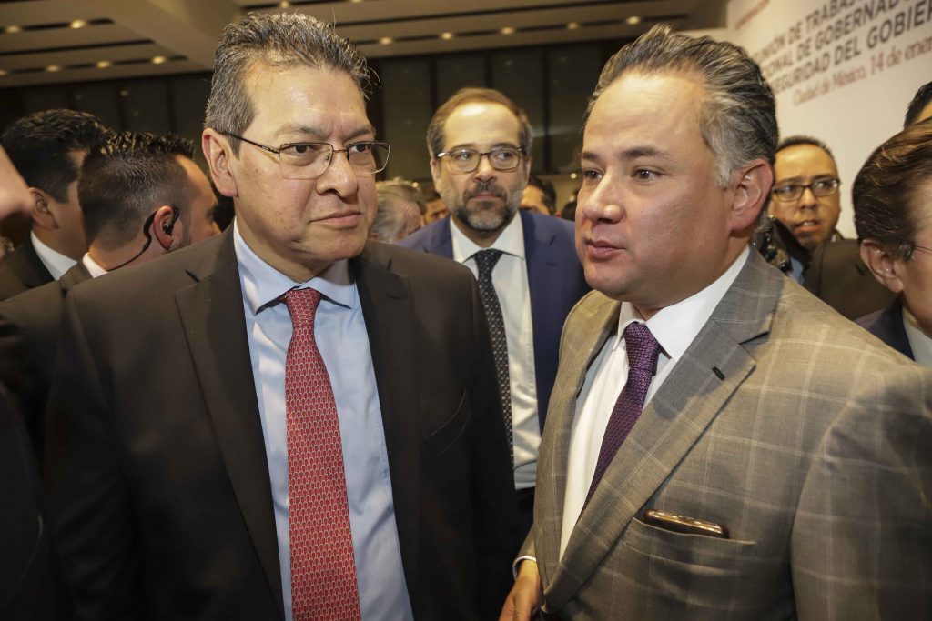 Marco Mena acuerda con Santiago Nieto creación de unidad de inteligencia patronal y económica.