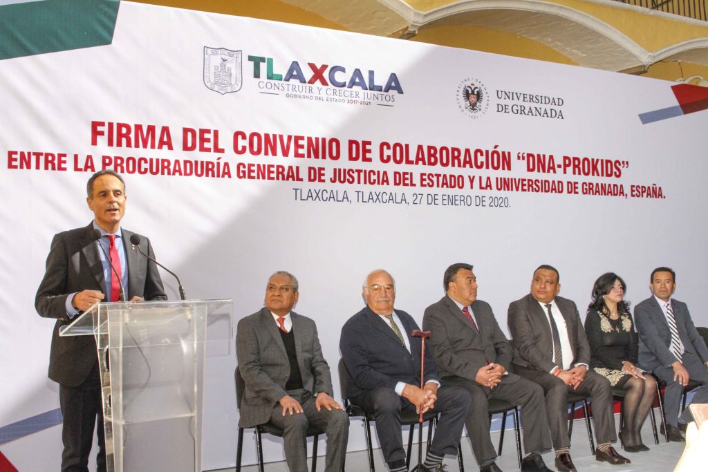  Firma convenio PGJE y Universidad de Granada, España para implementar programa “DNA-PROKIDS”