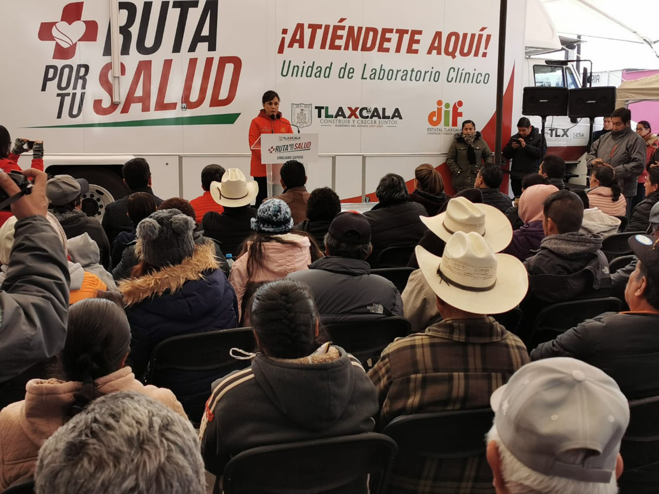 Encabeza Sandra Chávez “Ruta por tu Salud 2020” en Emiliano Zapata