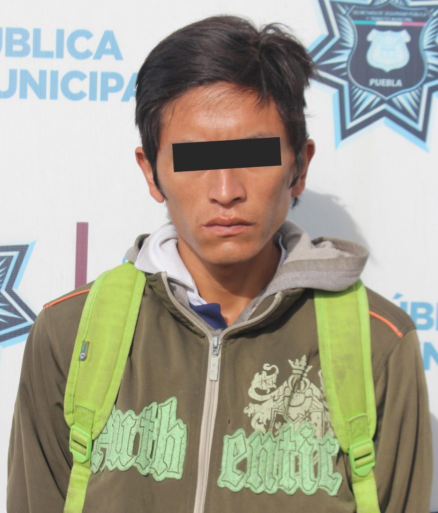 Detuvo SSC de Puebla a tres responsables asaltantes.