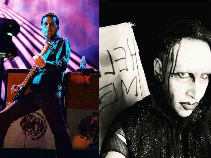 Bajista de Marilyn Manson cae en coma tras accidente