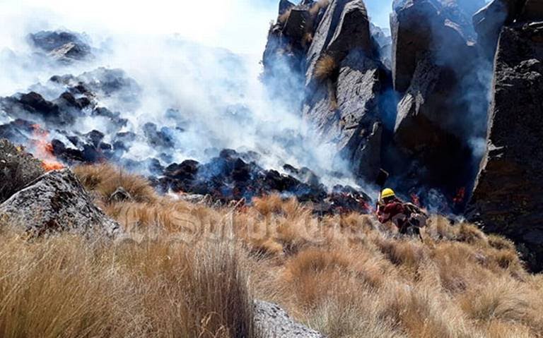 Incendio en la zona de La Malinche controlado al 80%