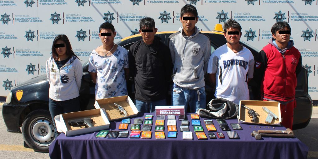 Contundente golpe contra la delincuencia en Puebla! Detuvo SSC a seis personas por robo a tienda Elektra