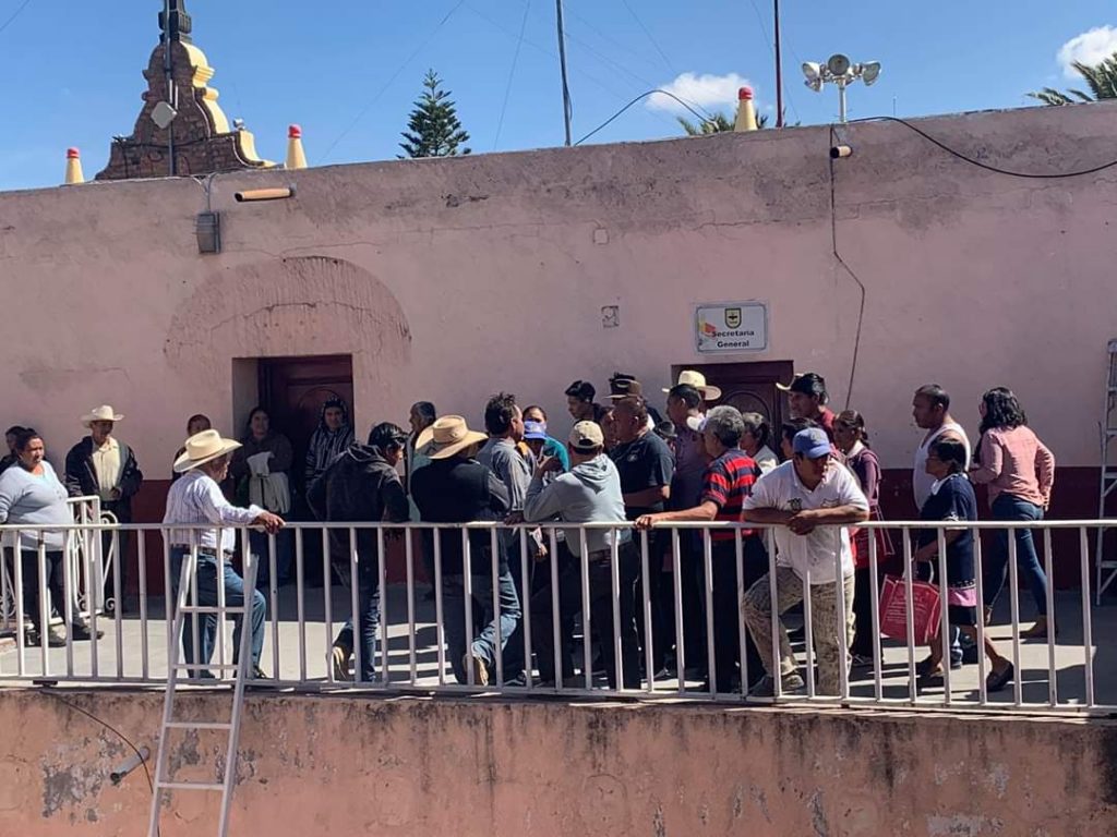 Queremos la salida del alcalde de San Nicolás de los Ranchos