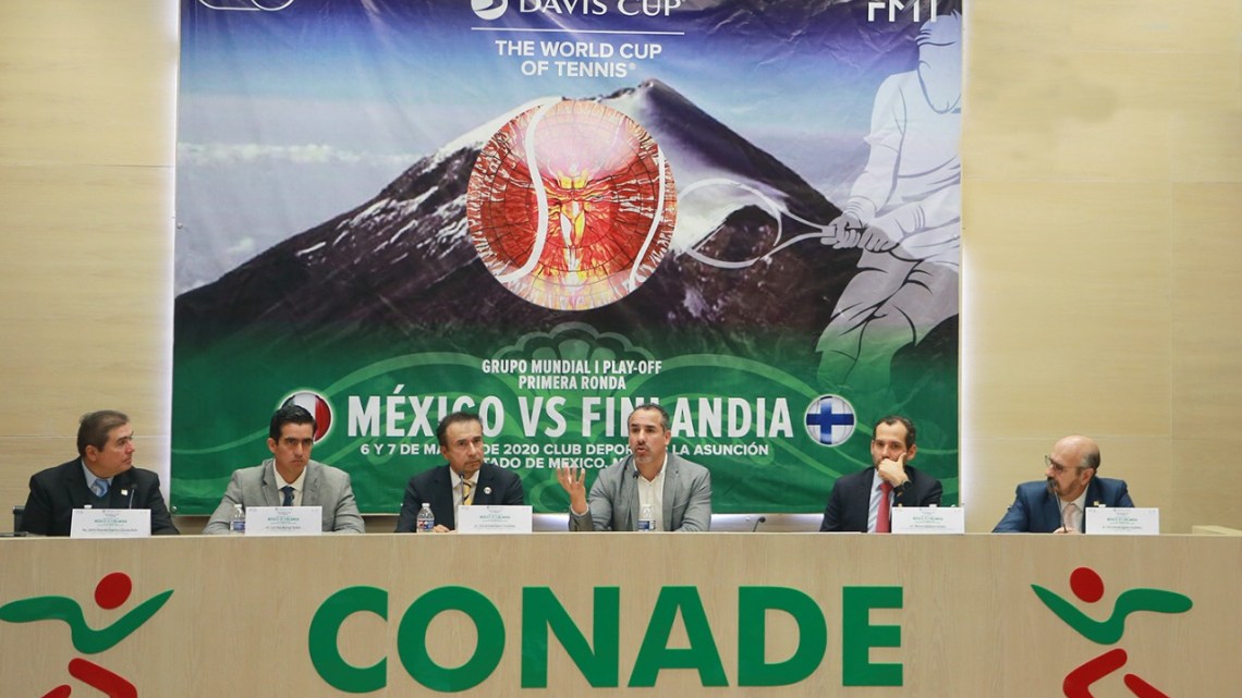 Presentan serie Copa Davis México ante Finlandia