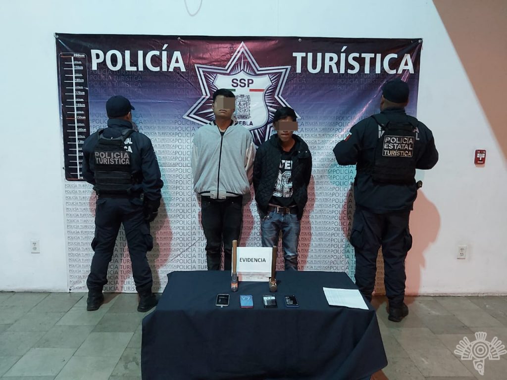 Asegura SSP a dos presuntos asaltantes de tienda departamental