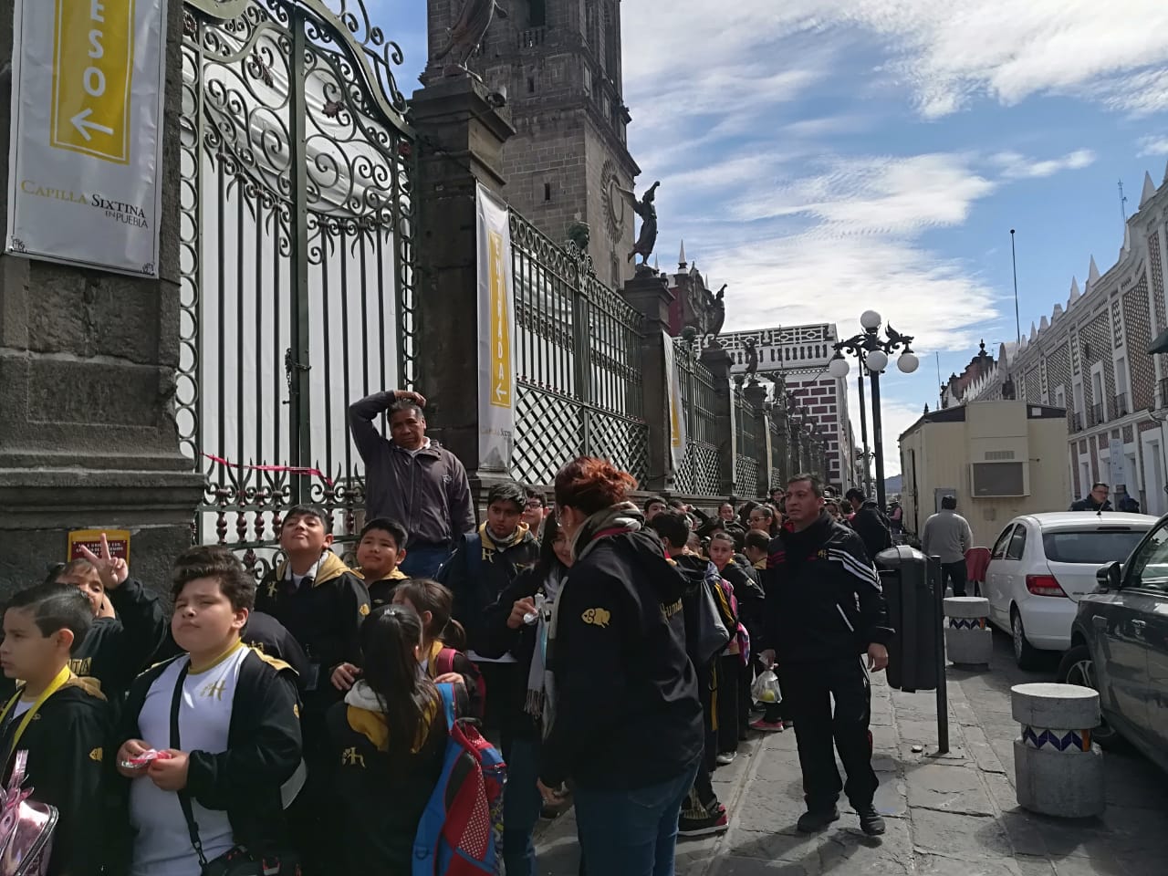 Poblanos visitan réplica de la Capilla Sixtina en sus últimos dais de exposición