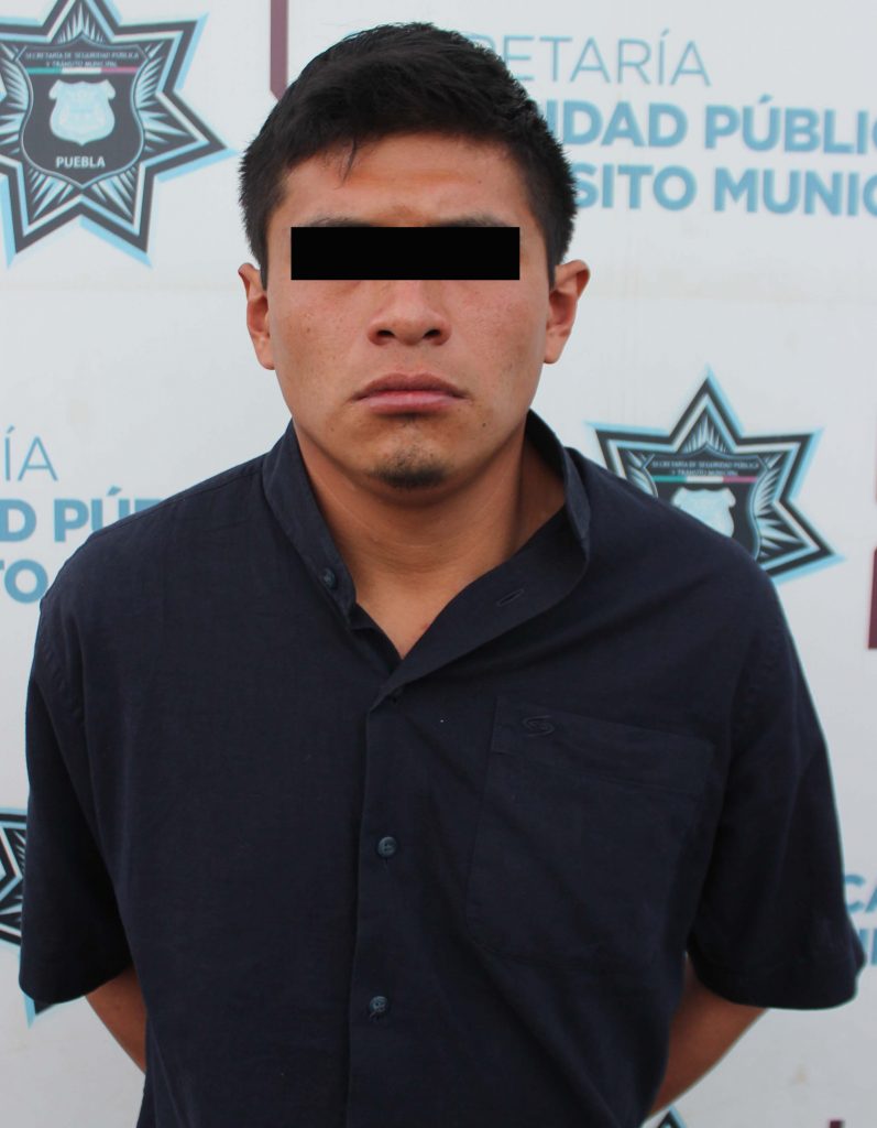 Mediante estrategia blindaje centro histórico 488,detuvo SSC de Puebla a persona por portación ilegal de arma de fuego