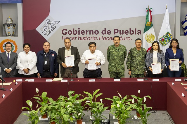 Firman acuerdo de seguridad el gobierno del estado y los ayuntamientos ...