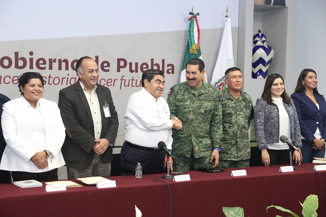 Firman acuerdo de seguridad  el gobierno del estado y los ayuntamientos de la zona metropolitana