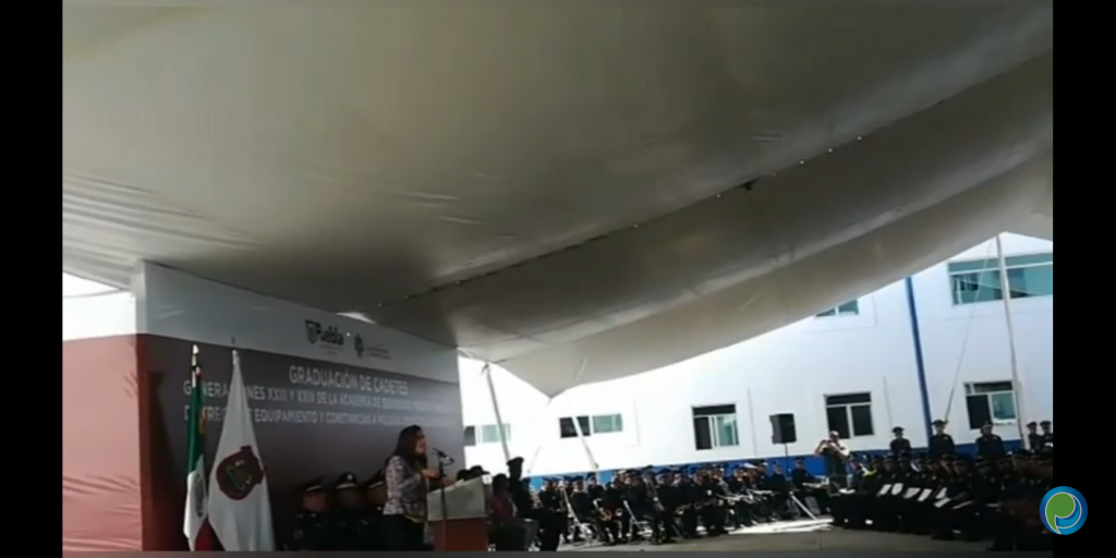 Presidenta Claudia Rivera reiteró a la seguridad pública como prioritaria