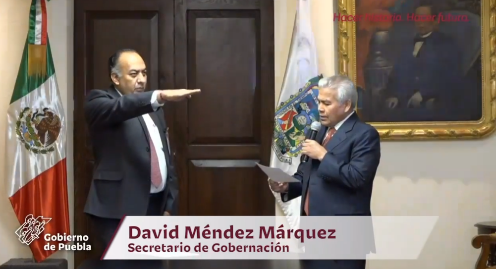 Nombran a David Méndez Marquéz como titular de la Secretaría de Gobernación