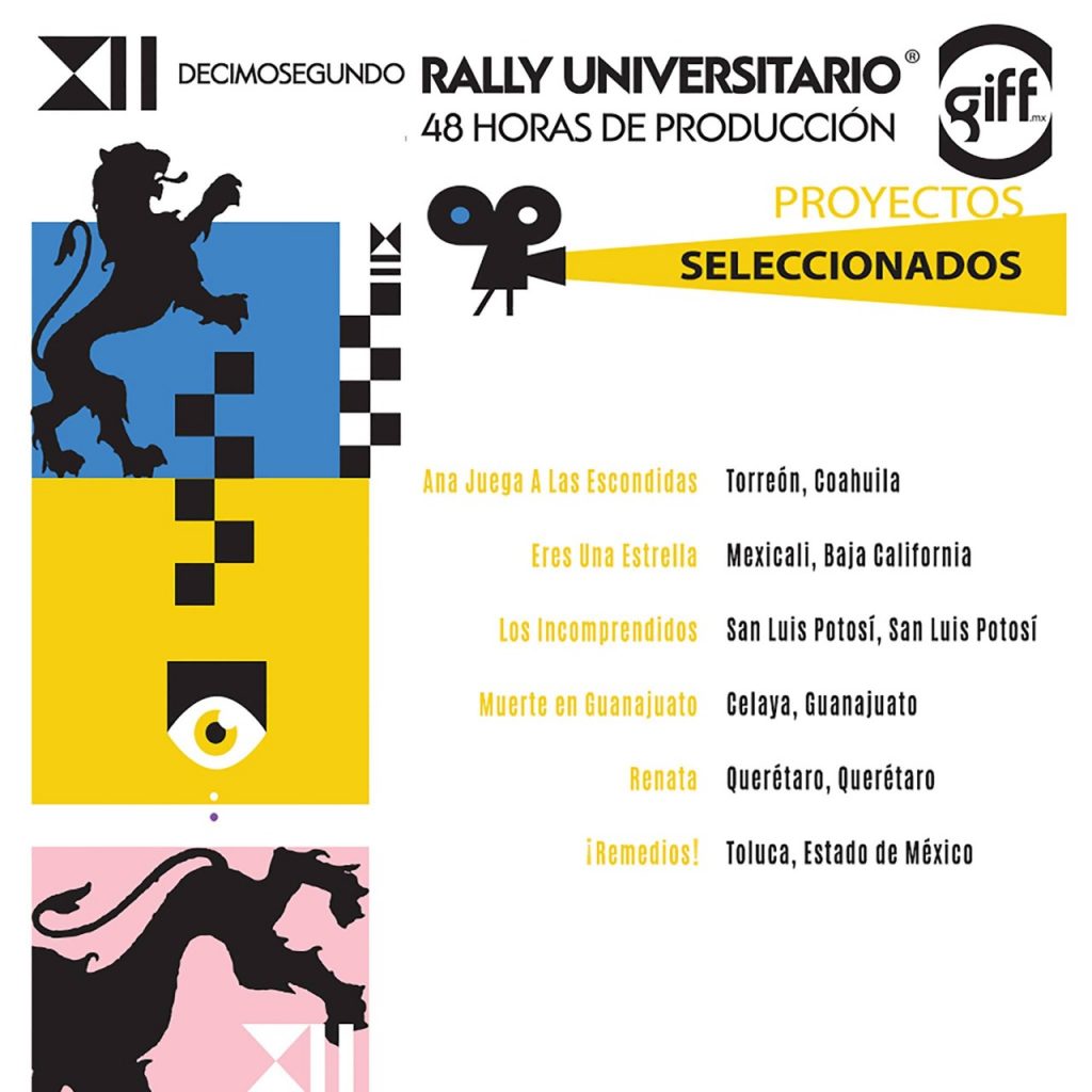 Jóvenes potosinos son finalistas para Rally del Festival Internacional de Cine Guanajuato 2020