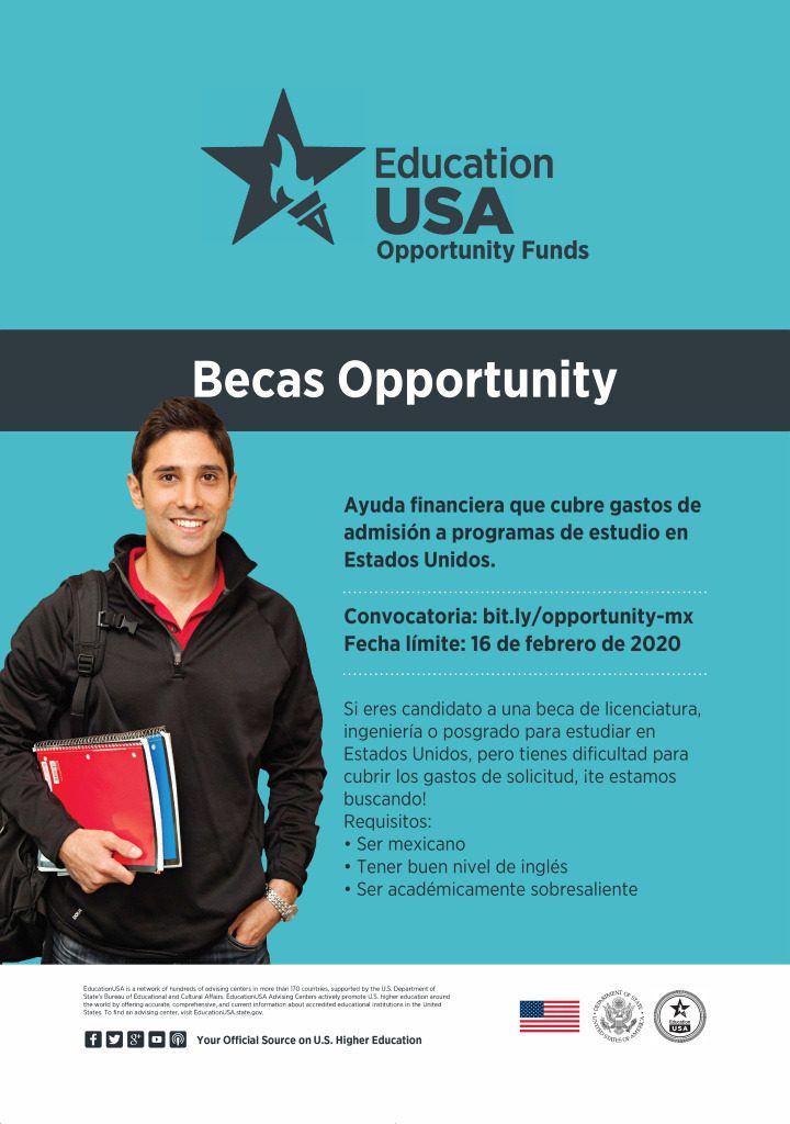 Embajada de Estados Unidos invita a Tlaxcaltecas a participar por la beca opportunity: SEPE.
