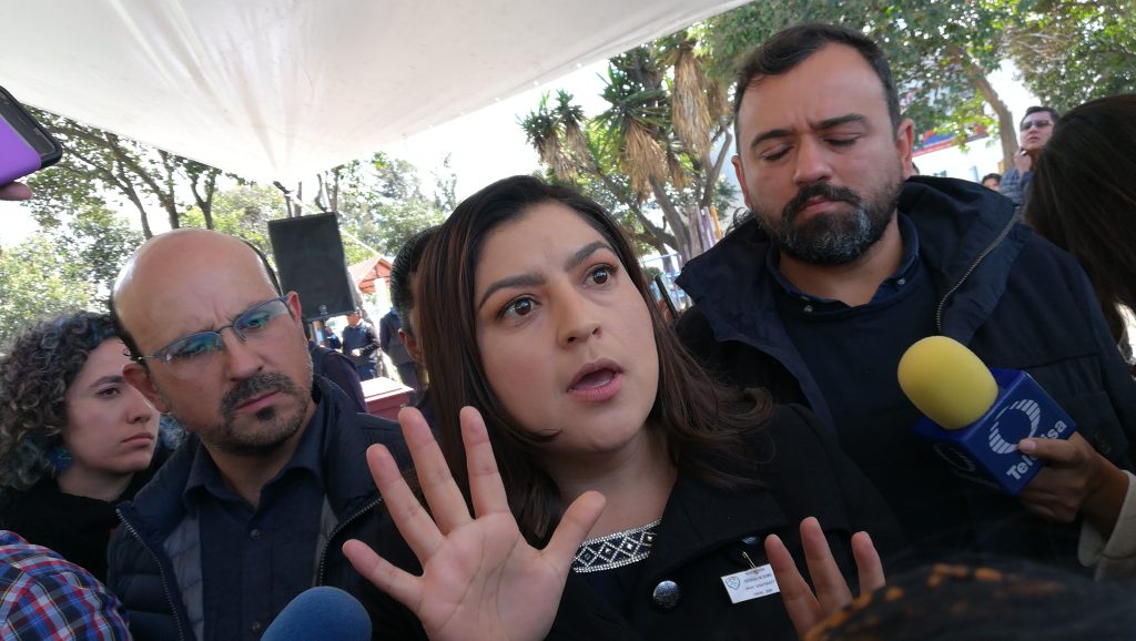 Claudia Rivera pide a la sociedad sumarse para combatir los feminicidios