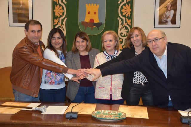 Firma SECTURE convenio con el ayuntamiento de talavera y puente del arzobispo, España