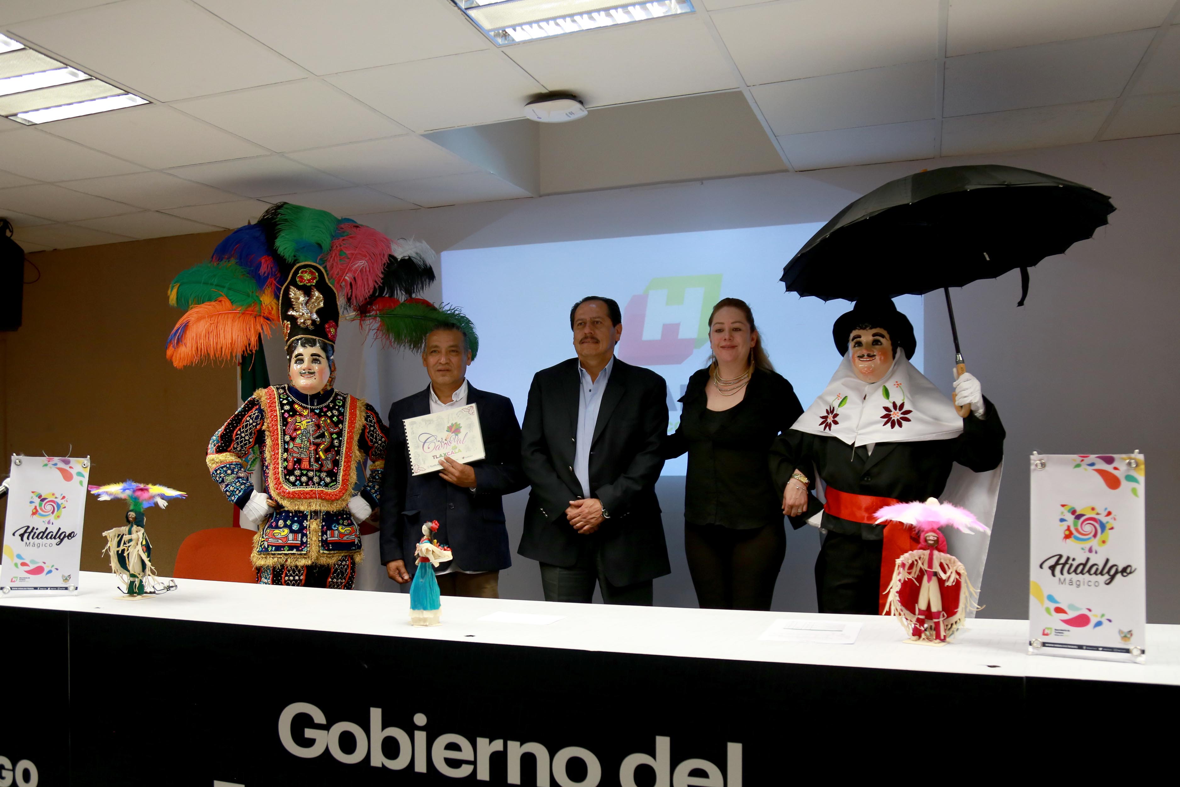 Presenta SECTURE programa del “Carnaval Tlaxcala 2020” en Hidalgo.