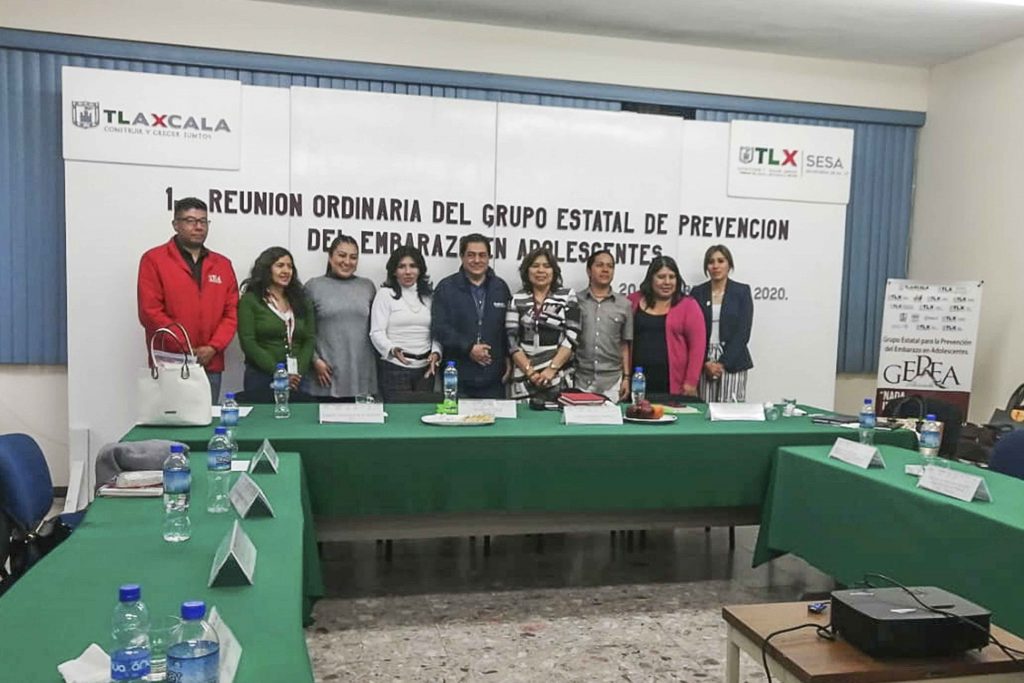 Realiza SESA reunión del grupo estatal de prevención del embarazo en adolecentes.