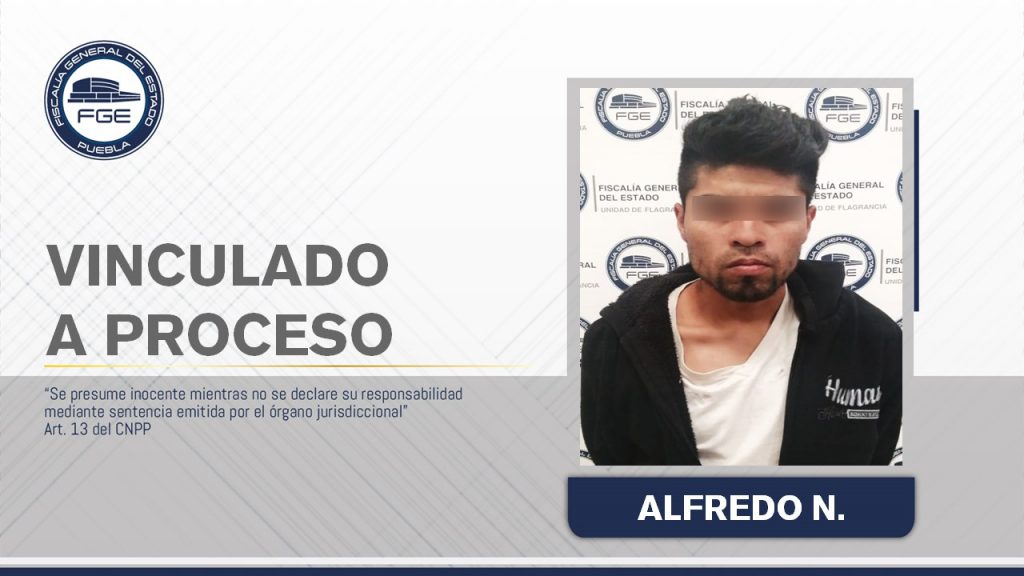 Mató a su concubina en Coronango y después agredió a los policías, pero ya está detenido en la FGE Puebla