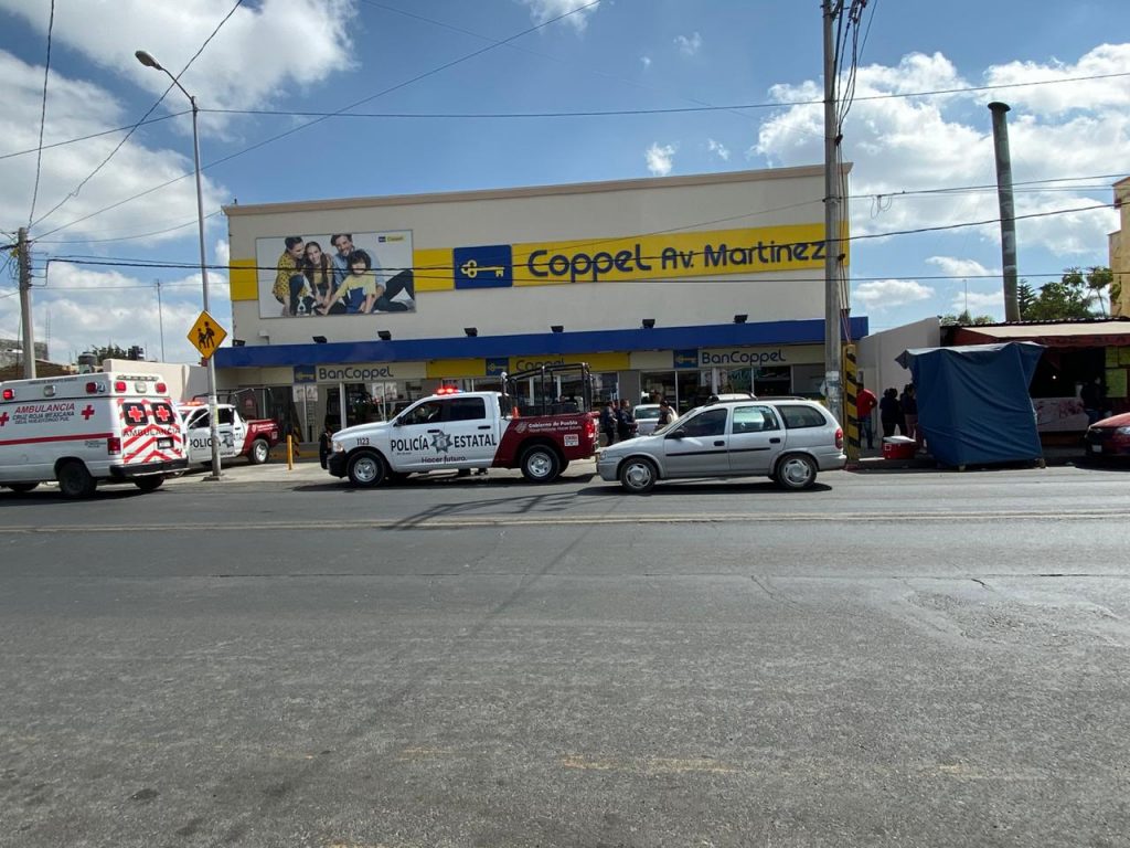Asaltan Coppel en Huejotzingo