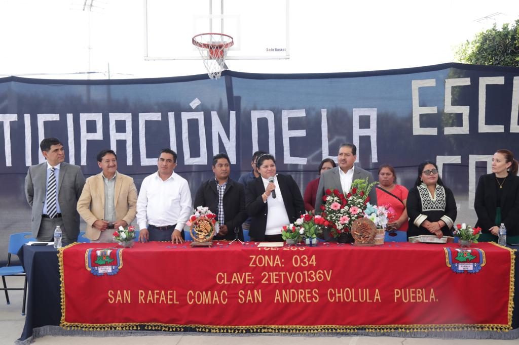 Tendrán entre 15 y 20% de aumento salarial los policías de San Andrés Cholula, informó Karina Pérez Popoca