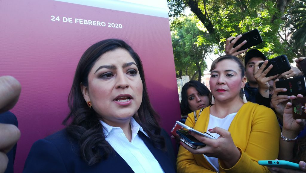 Presidenta Claudia Rivera presentará ante el Congreso propuesta contra la violencia de género