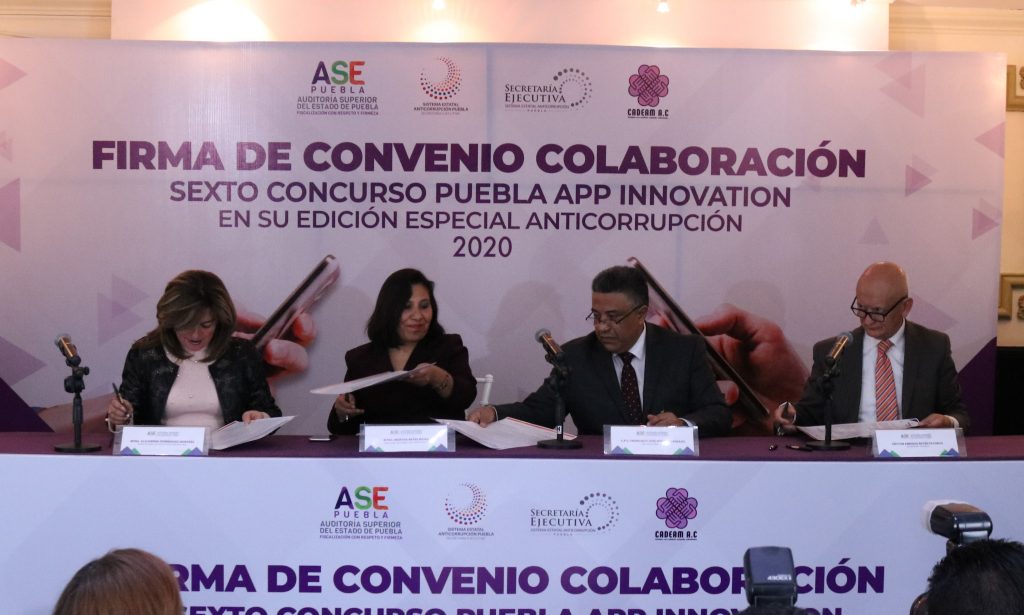 Firma de Convenio Puebla APP Innovation 2020