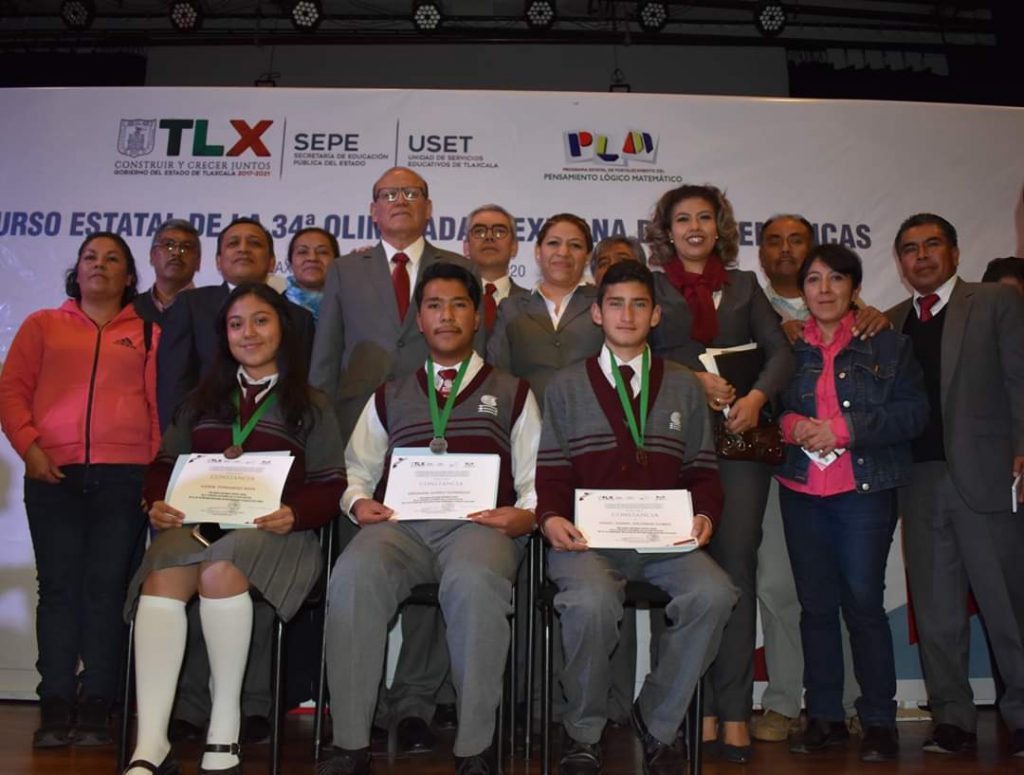Premia SEPE a participantes de la 34 Olimpiada Nacional de Matemáticas en la fase estatal
