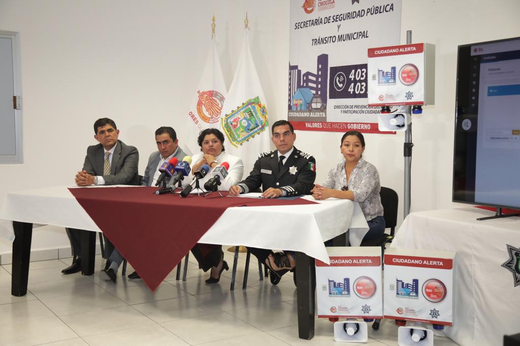 Karina Pérez Popoca presenta aplicación Ciudadano Alerta