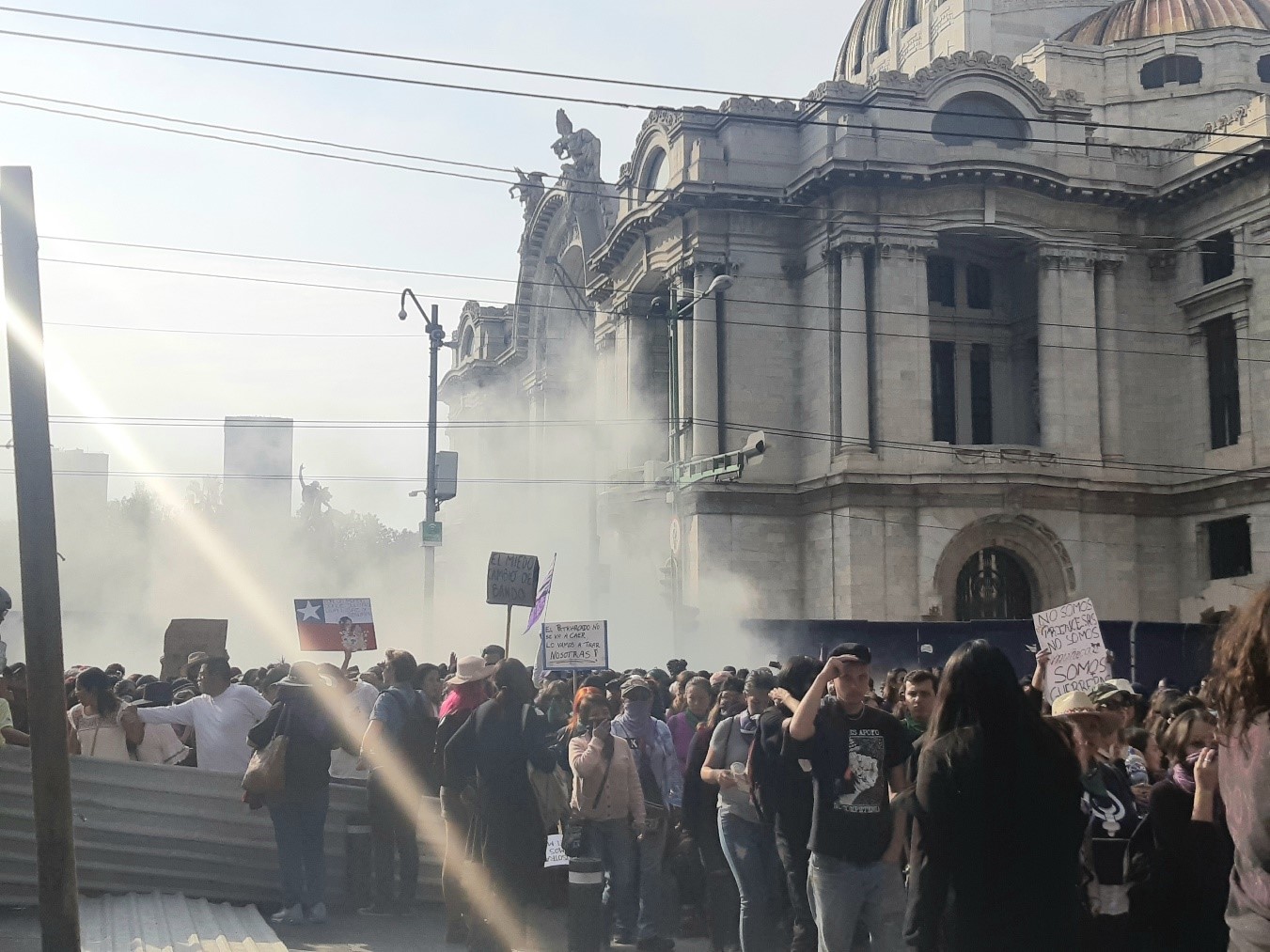 Marcha feminista en Ciudad de México