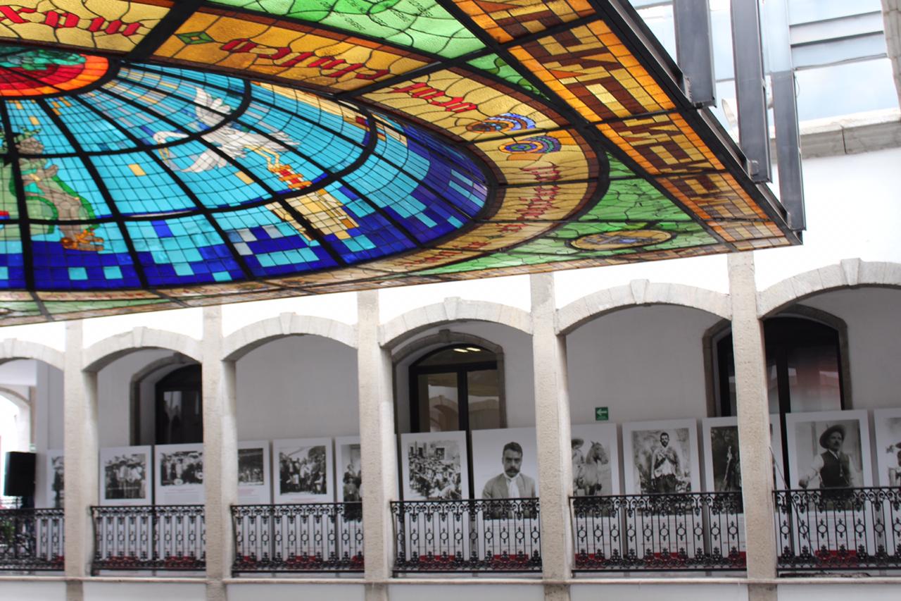 Inaugura ITC exposición de Emiliano Zapata en el congreso del estado.