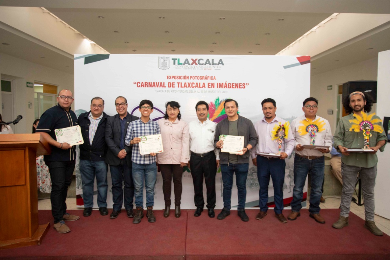 Premia SEPE a ganadores del concurso “El carnaval de Tlaxcala en imágenes”