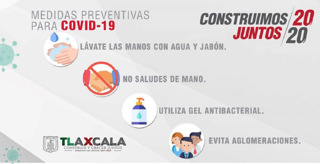 Desde Tlaxcala: Difunde SESA medidas de la jornada nacional de sana distancia