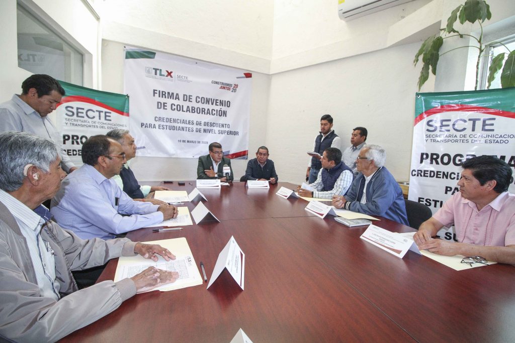 Renueva SECTE convenio con líneas de transporte para ofrecer descuentos a estudiantes.